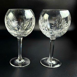 Vintage Water Goblet Millennium Series by WATERFORD CRYSTAL - Set of 2